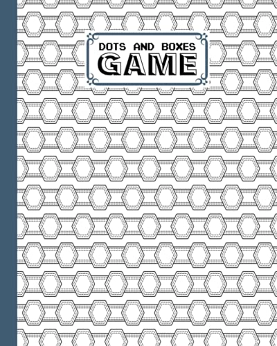 Dots And Boxes Game - Hexagons Cover 120 Pages