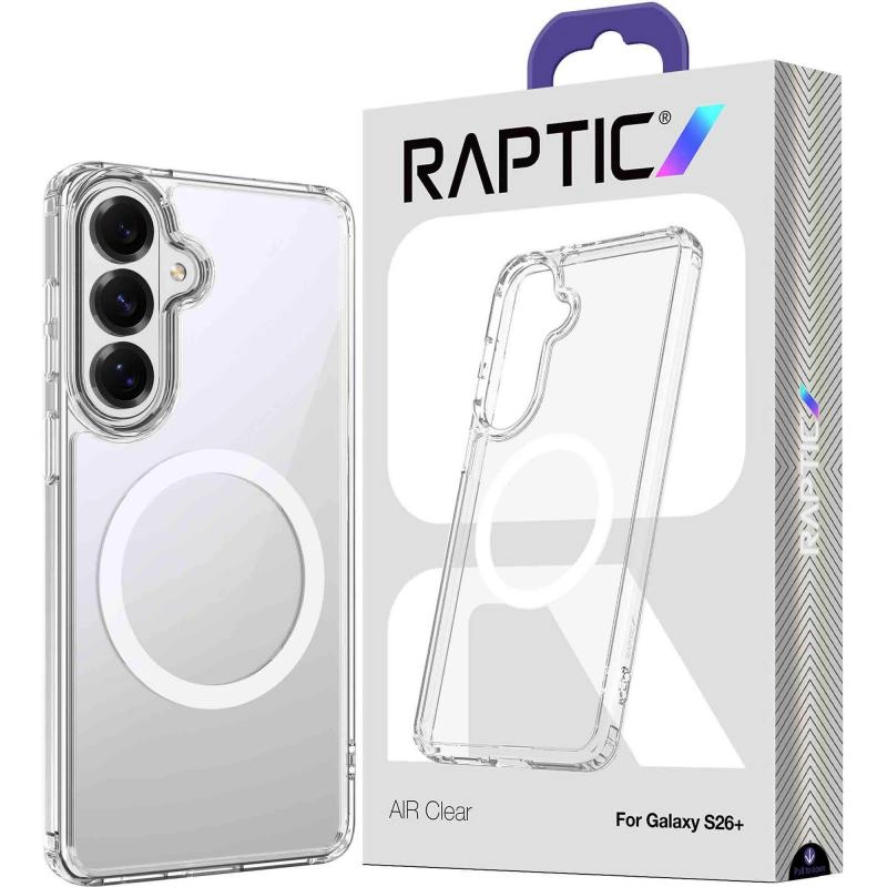 Raptic Air Back Cover Mobile Case with MagSafe for Samsung Galaxy S26+