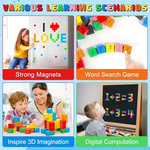 Magnetic Building Blocks - 64 pcs