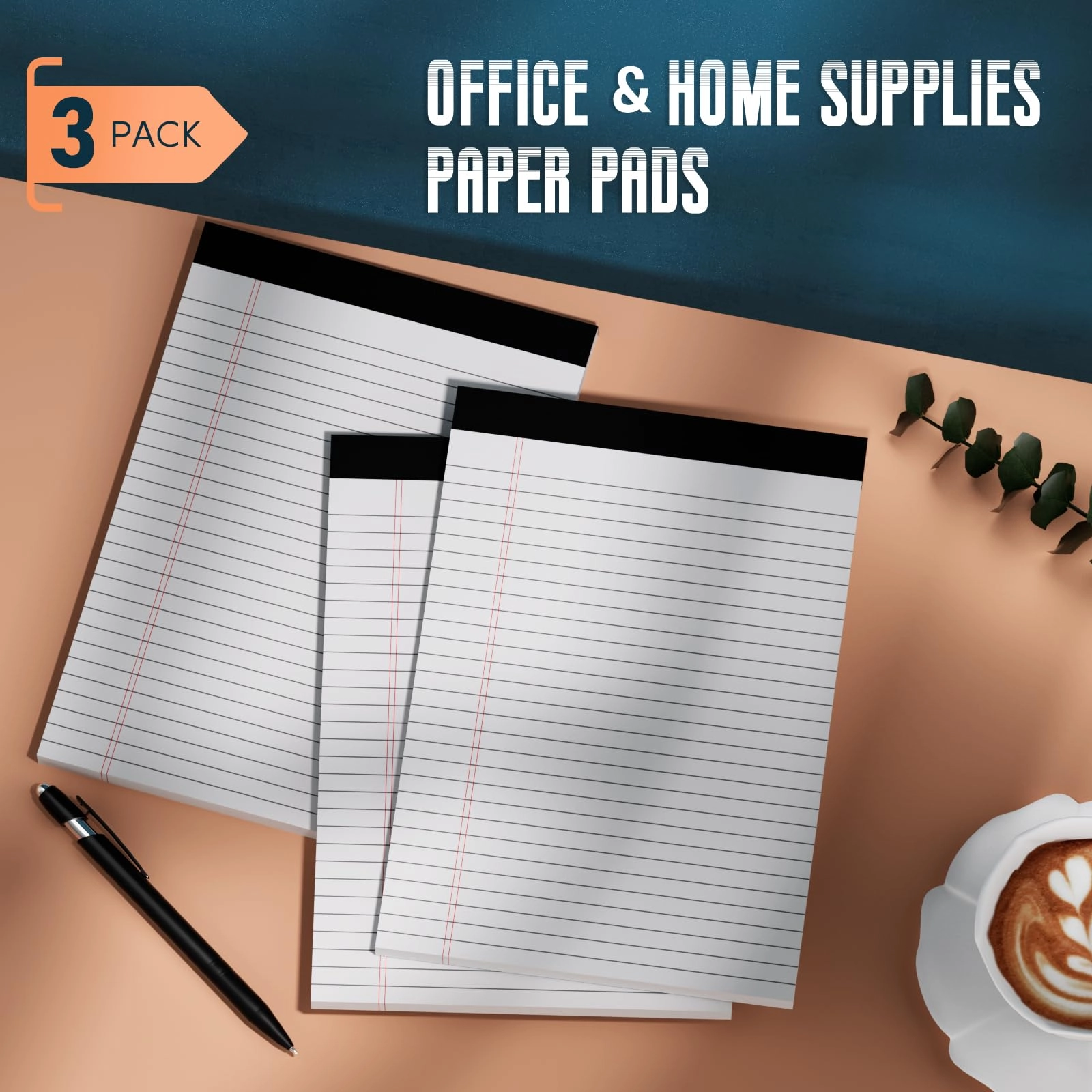 Legal Pad 8.5 x 11 Softcover - Lined 30 Sheets