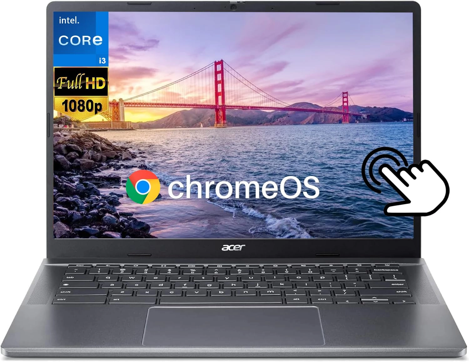 Chromebook Plus 514 CB514 - 14'' Core i3-N305 8GB DDR5 128GB SSD