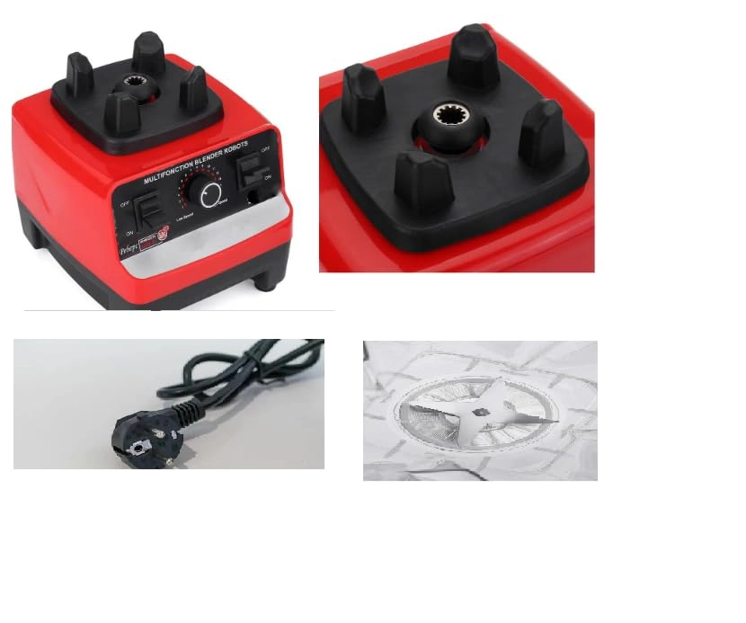 Heavy Duty Commercial Blender - 2-in-1 multifunction Stainless steel blades