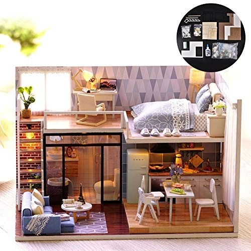 DIY Miniature House Kit - Wooden Assembling