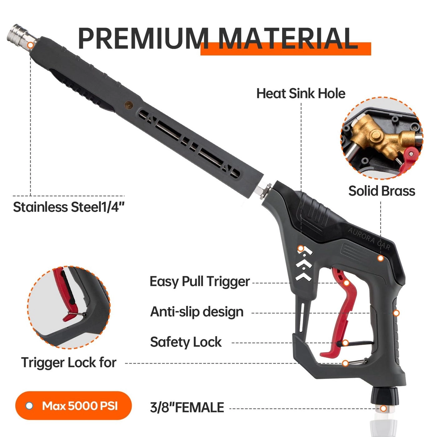 Pressure Washer Gun