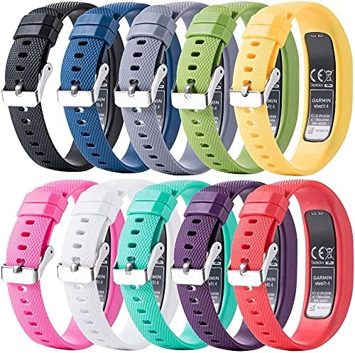 Silicone Replacement Watch Band for Garmin Vivofit 4