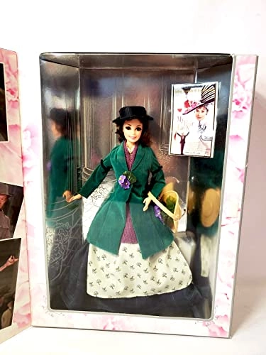 Eliza Doolittle Barbie - Plastic flower girl costume Ages 14+