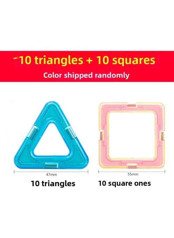 Magnetic Building Blocks - 20 pcs