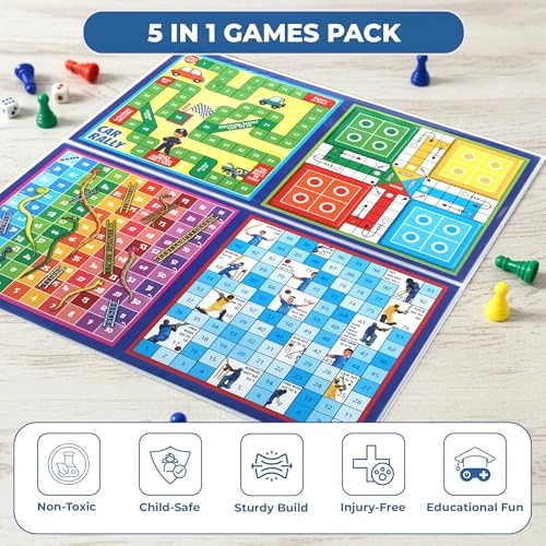 Little Business + Ludo + Snakes & Ladders + Car Rally + Cricket