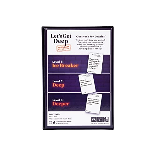 Let's Get Deep: After Dark Expansion Pack - 150 cards Adult English