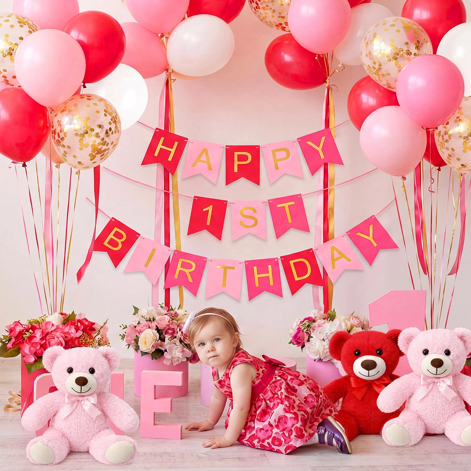 Teddy Bears - 35 cm 4 Pack