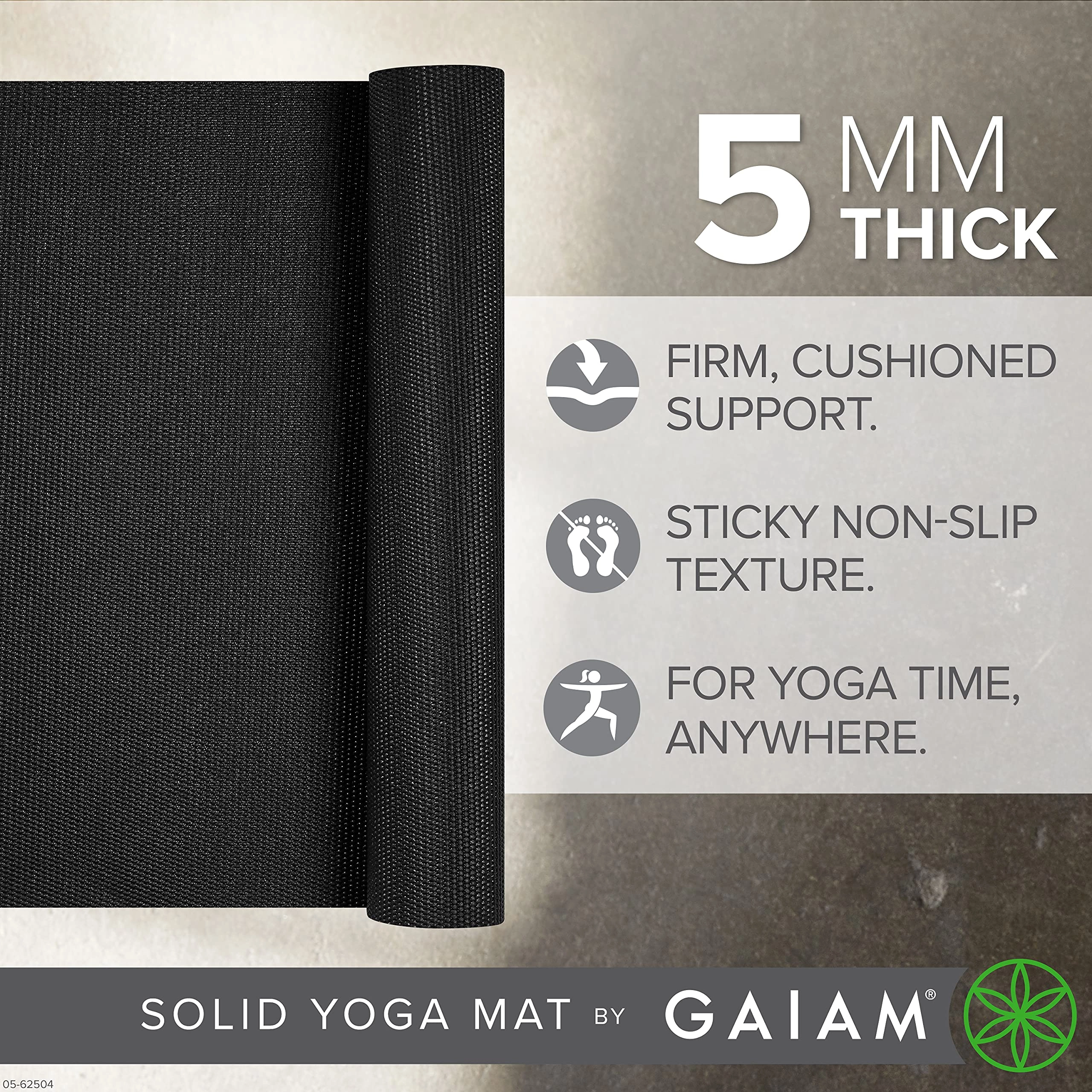 Yoga Mat - Polyvinyl Chloride 5mm