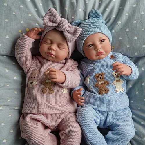 BABESIDE Reborn Baby Dolls Twins - 20Inch Soft Body Ages 3+