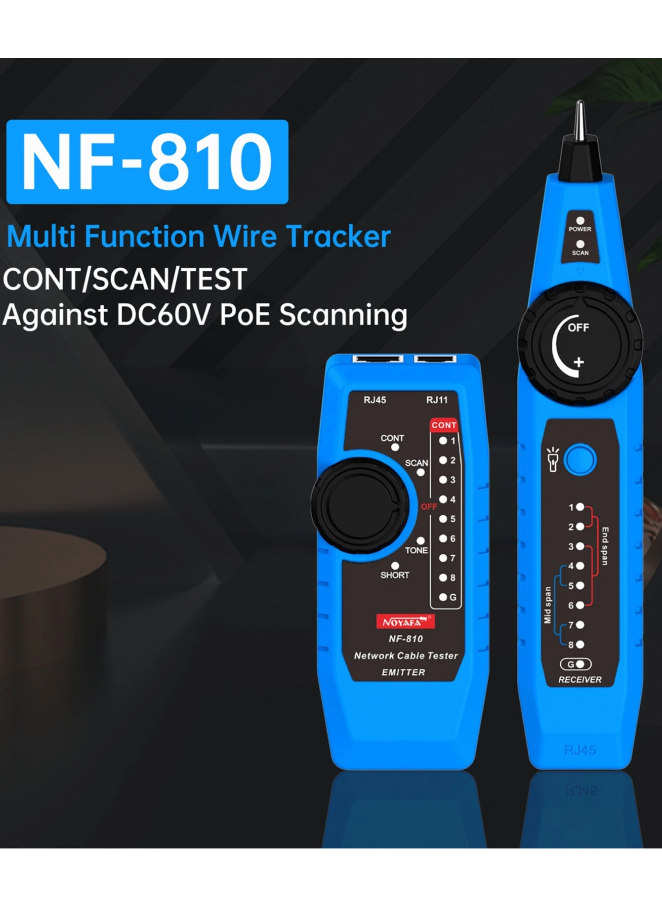 NF-810 - RJ11 RJ45 PoE