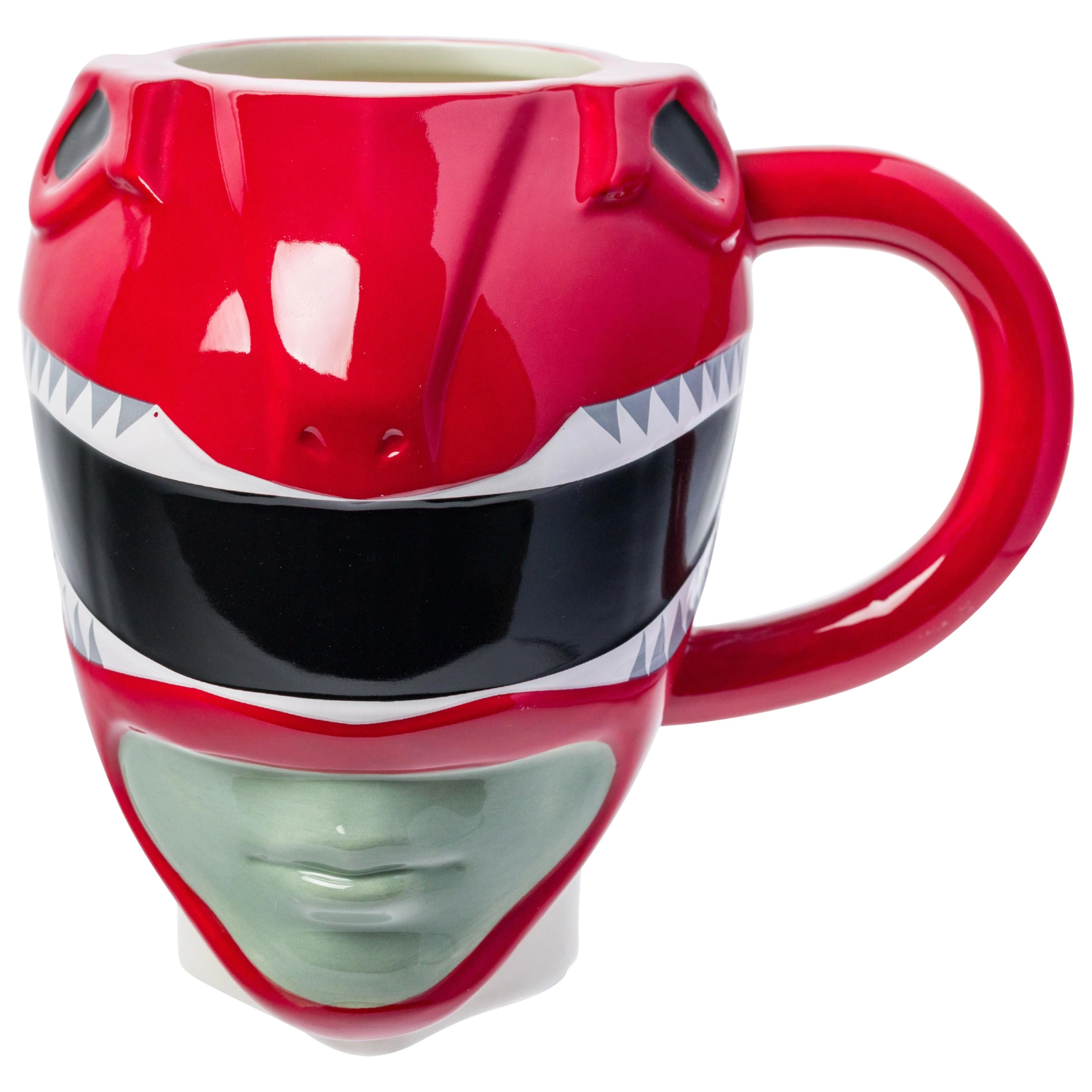 Silver Buffalo Power Rangers Ceramic 3D Sculpted Mug