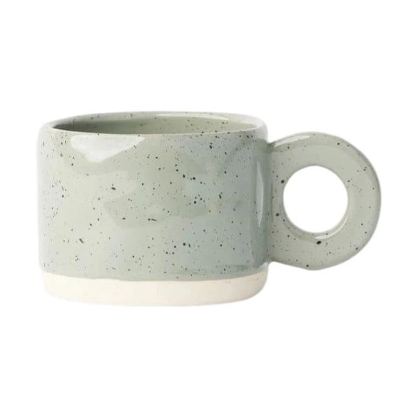 PRICKLY PEAR Greta Mug - Speckled Yellow 300 ml