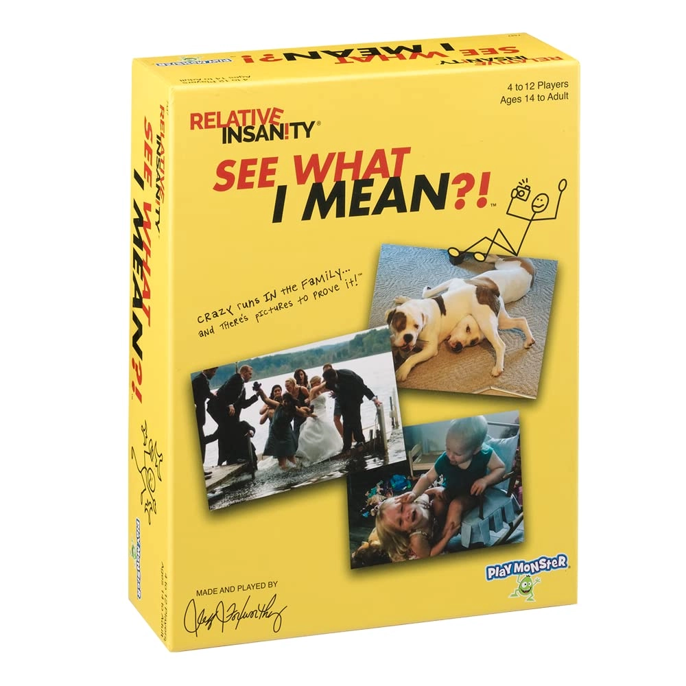 Playmonster Relative Insanity: See What I Mean?! - Party Game