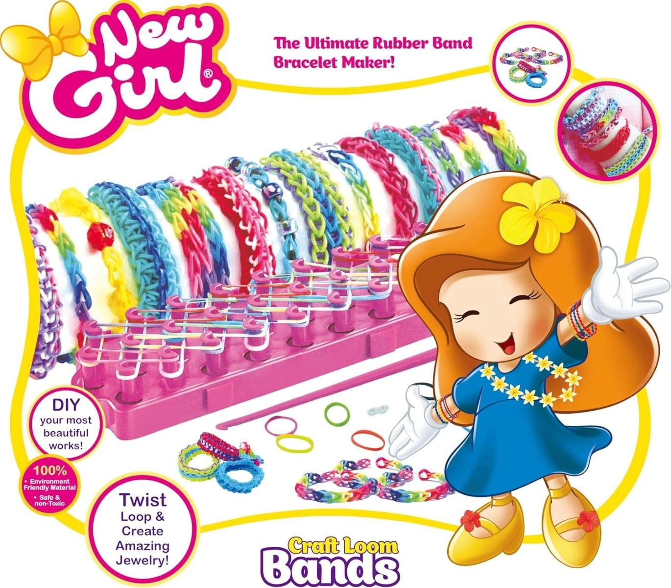 Craft Loom Bands - Multi Colour 3 +