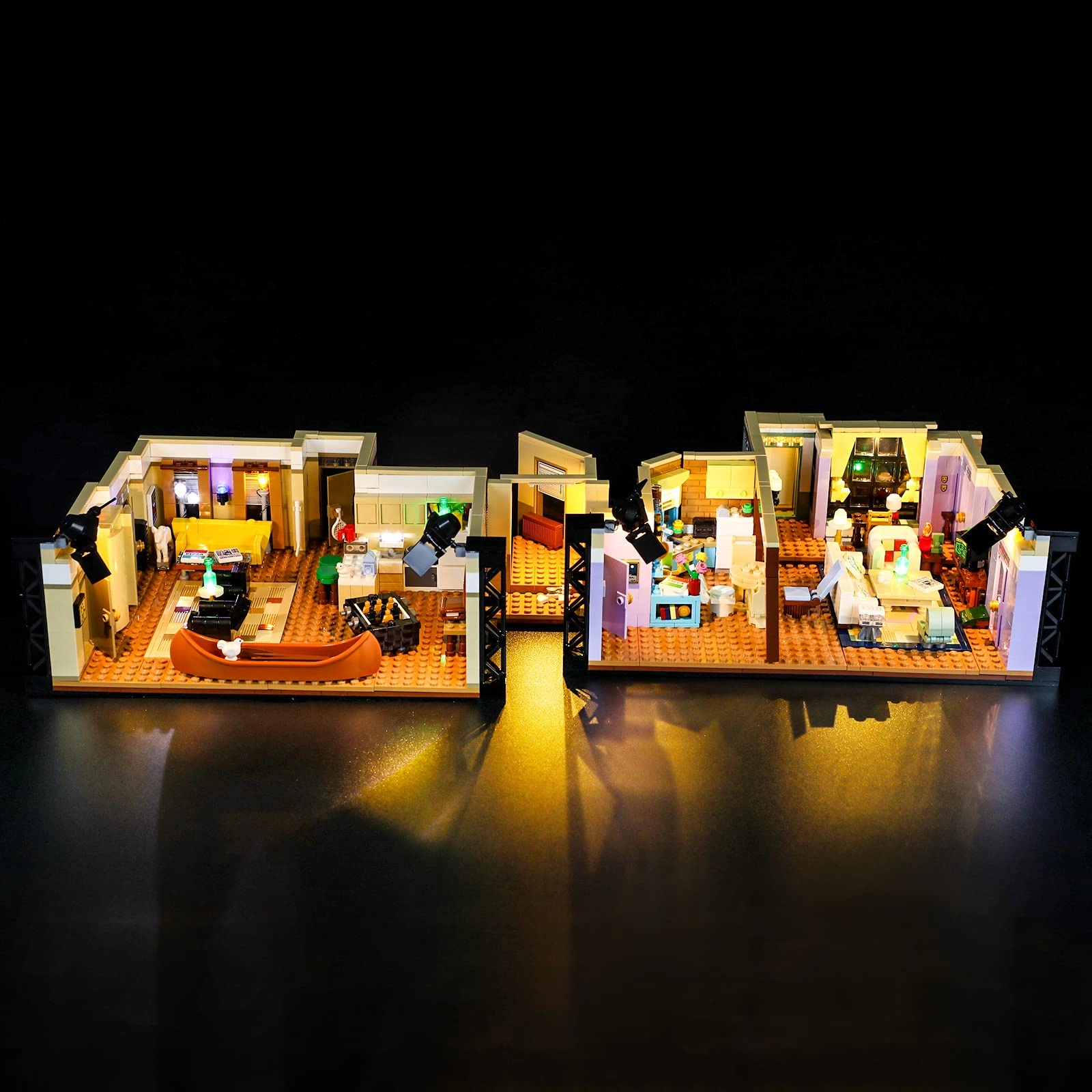 BRIKSMAX Led Lighting Kit for The Friends Apartments - Compatible with 10292