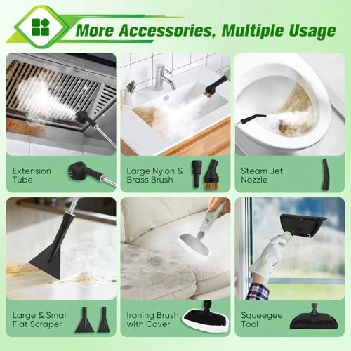 Handheld Steam Cleaner - 3 Bar 1100ml