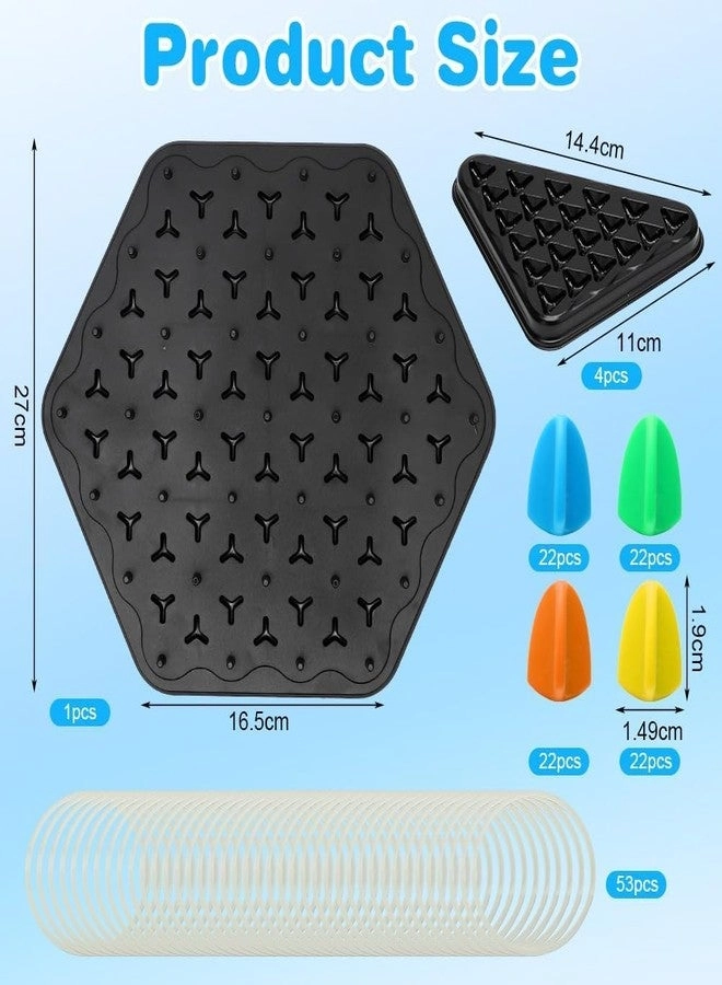 Chain Triangle Chess - Rubber Band Puzzle