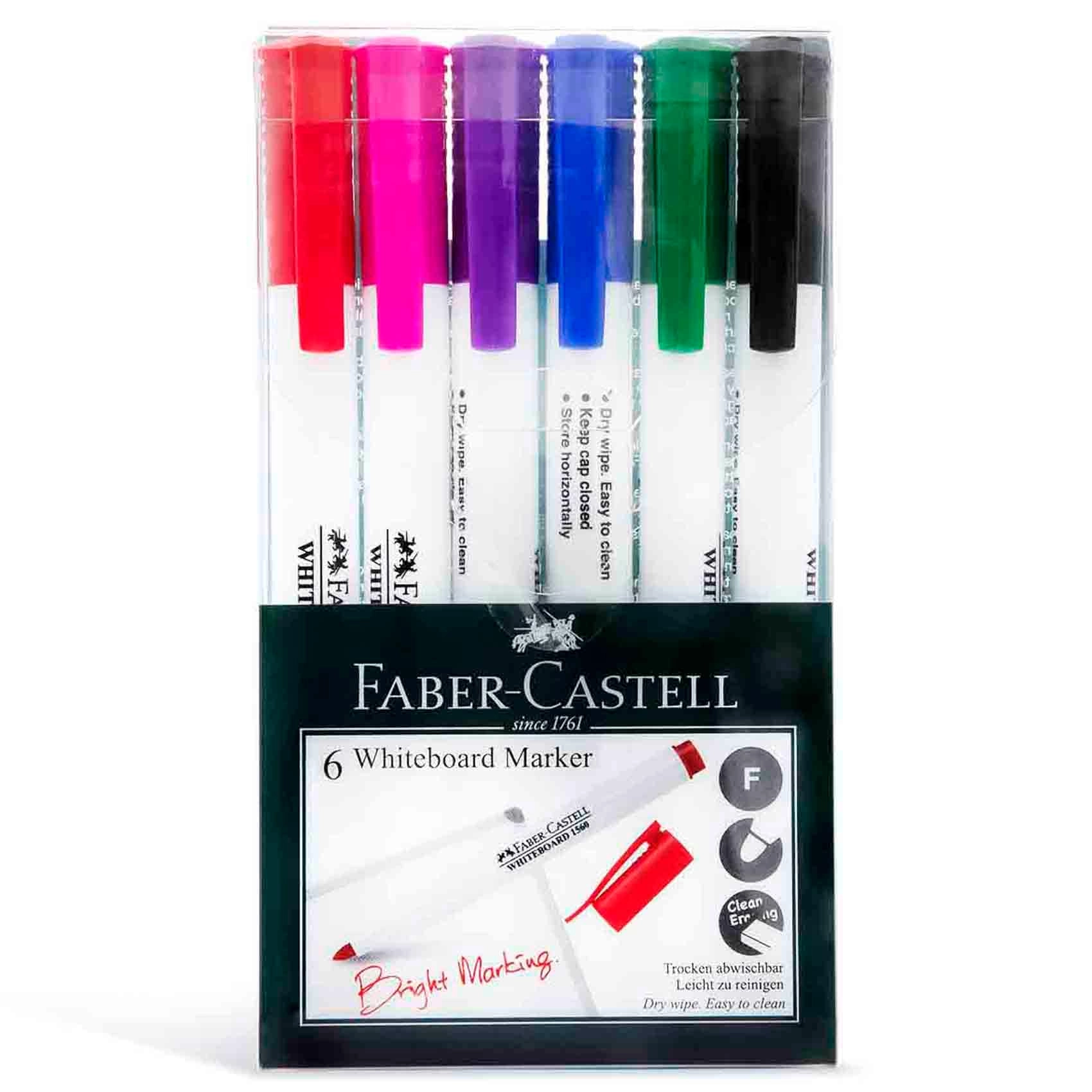 Faber-Castell Slim Whiteboard Marker - Assorted Colours fine-point
