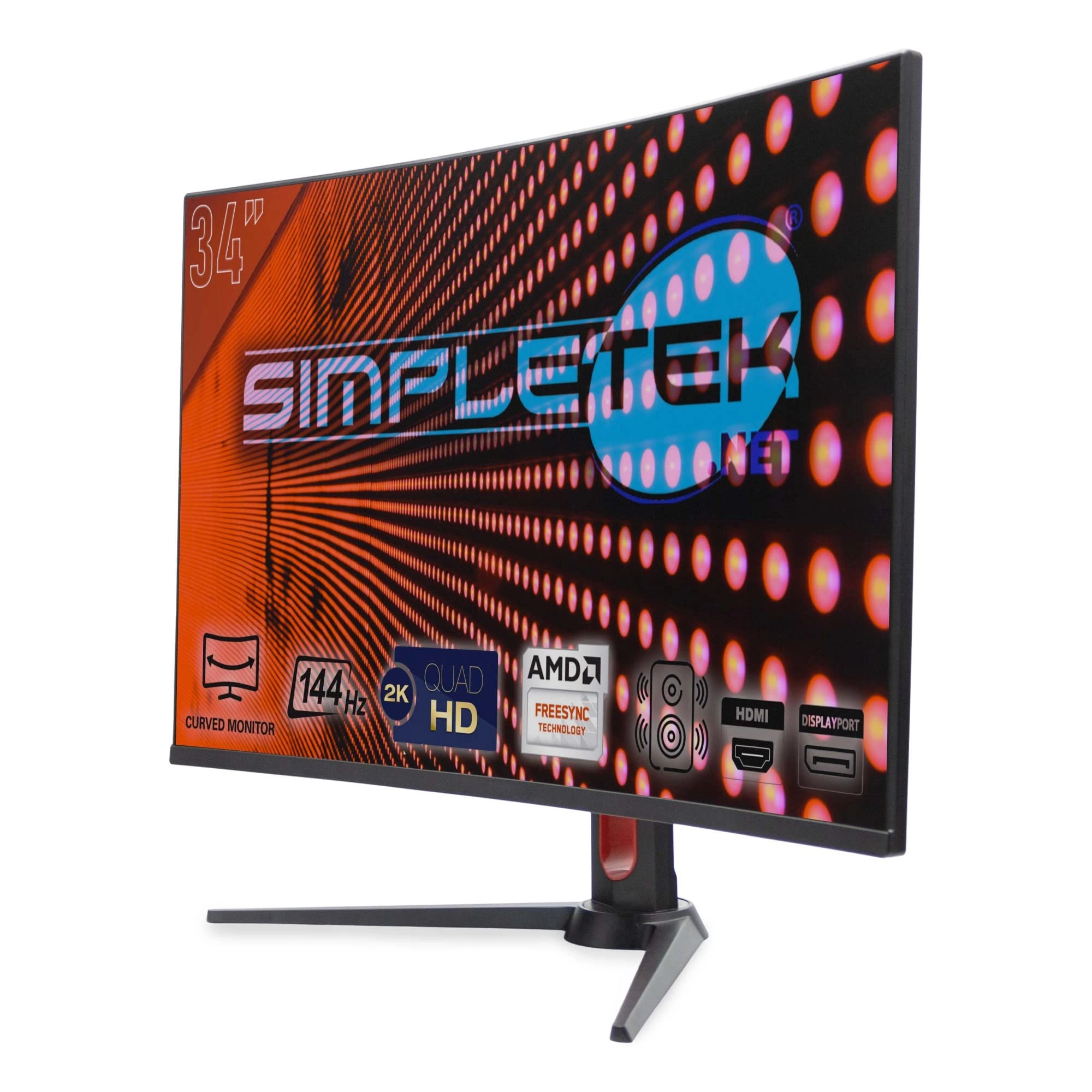 SIMPLETEK Curved Monitor - SIM - ART - 5608 34" 2560x1440