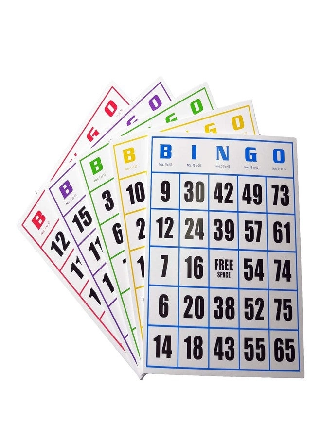 Yuanhe Bingo Game Cards - Jumbo 50Pack Easy Read