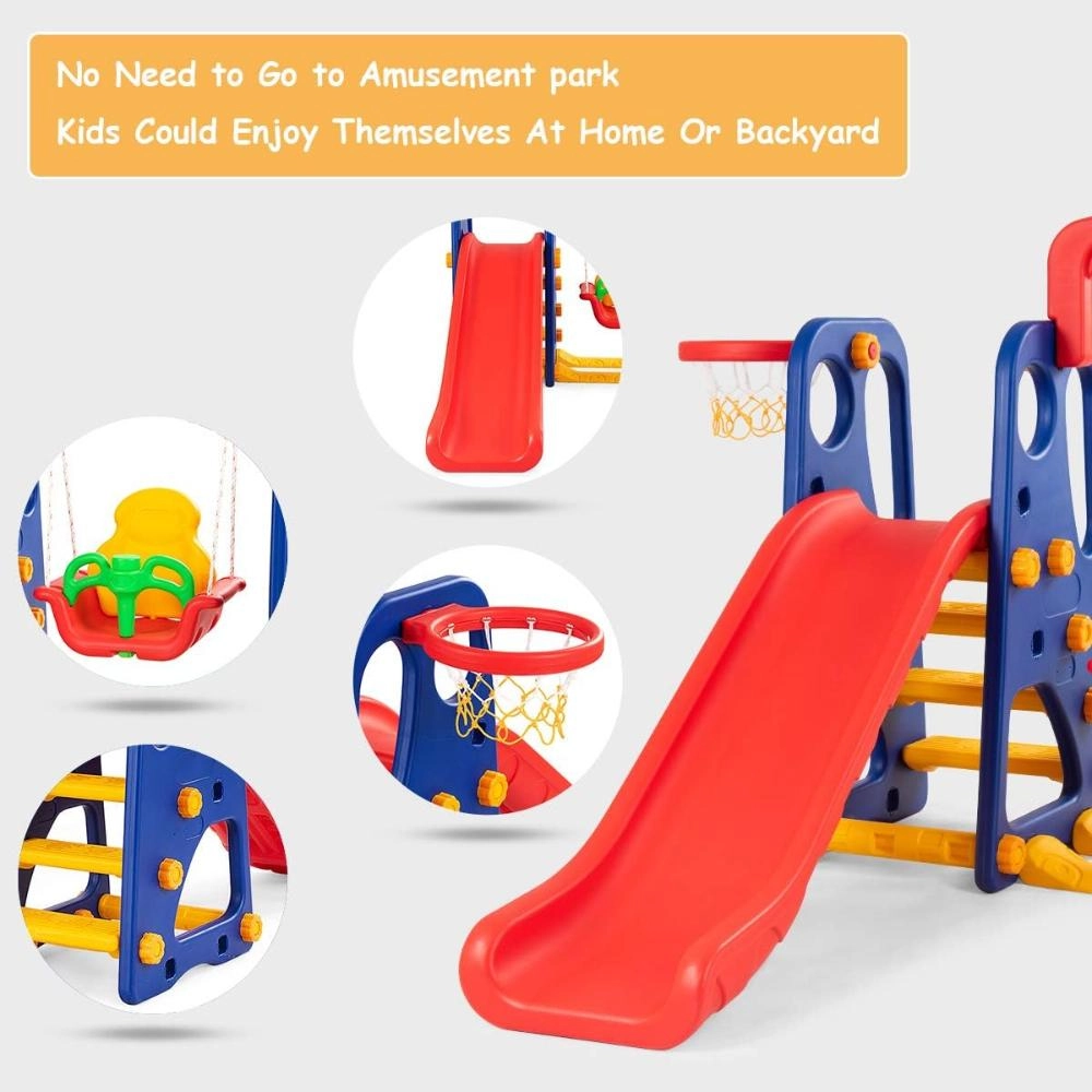 Slide And Swing 3-In-1 Activity Playset - Suitable for 2 years & above 160 x 115 x 160 cm