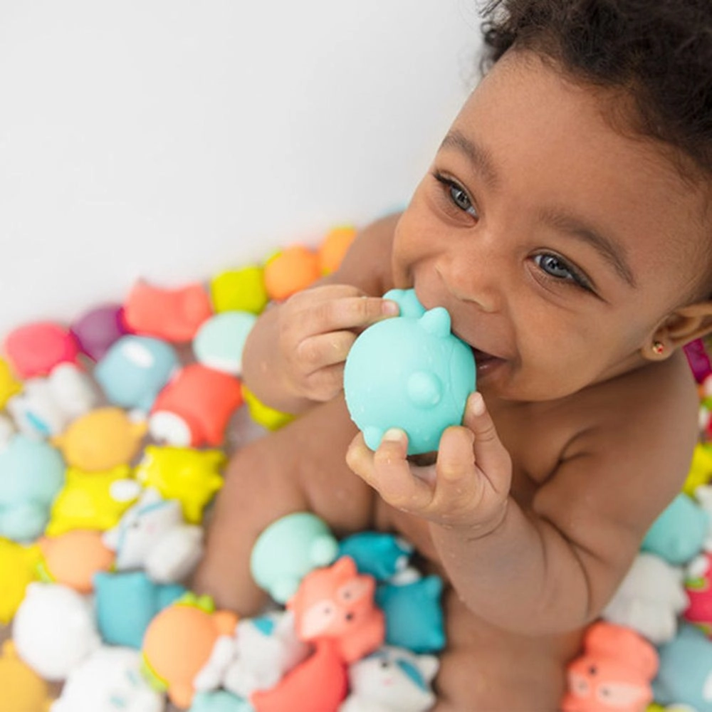 6 Bath Toys Mountain - Multi Colour