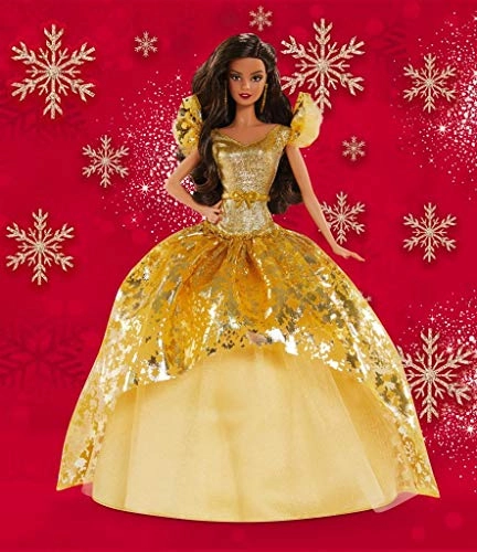 Barbie Holiday - Gold Brunette Ages 6+