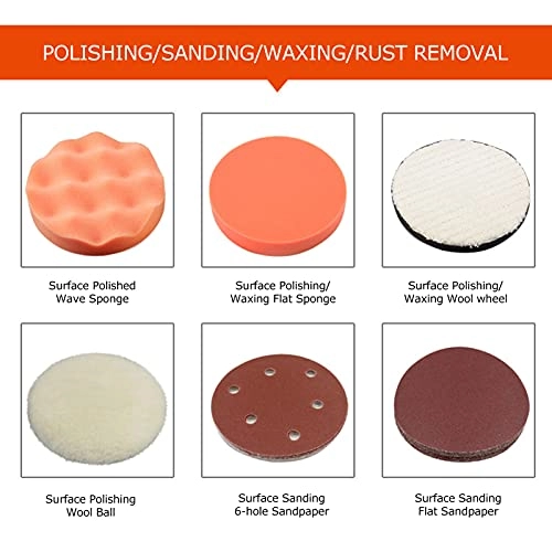 Pneumatic Sander - Air Polisher Self-Vacuum 1/4"