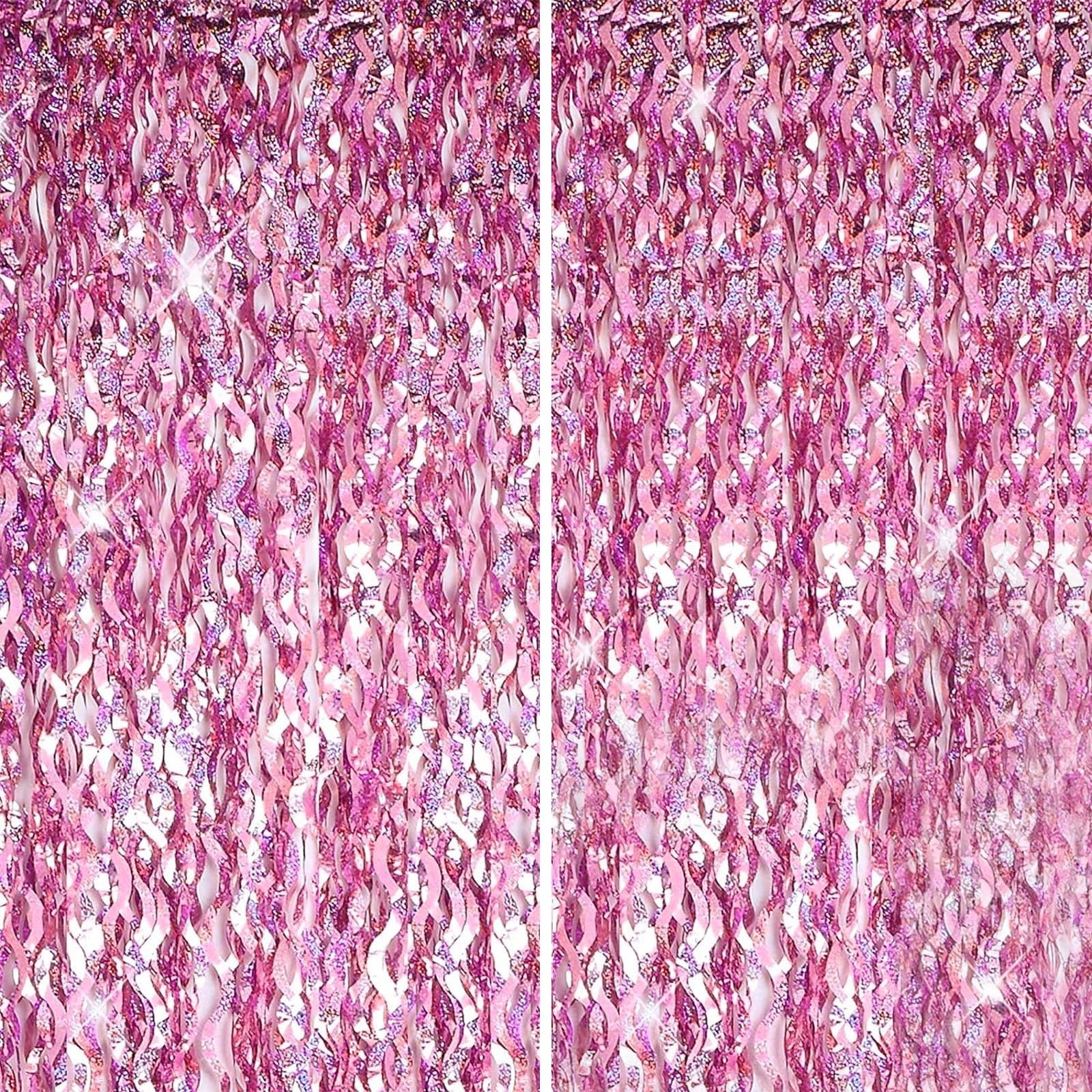 Tinsel Curtain - 2pcs Birthday Wedding Holiday Party
