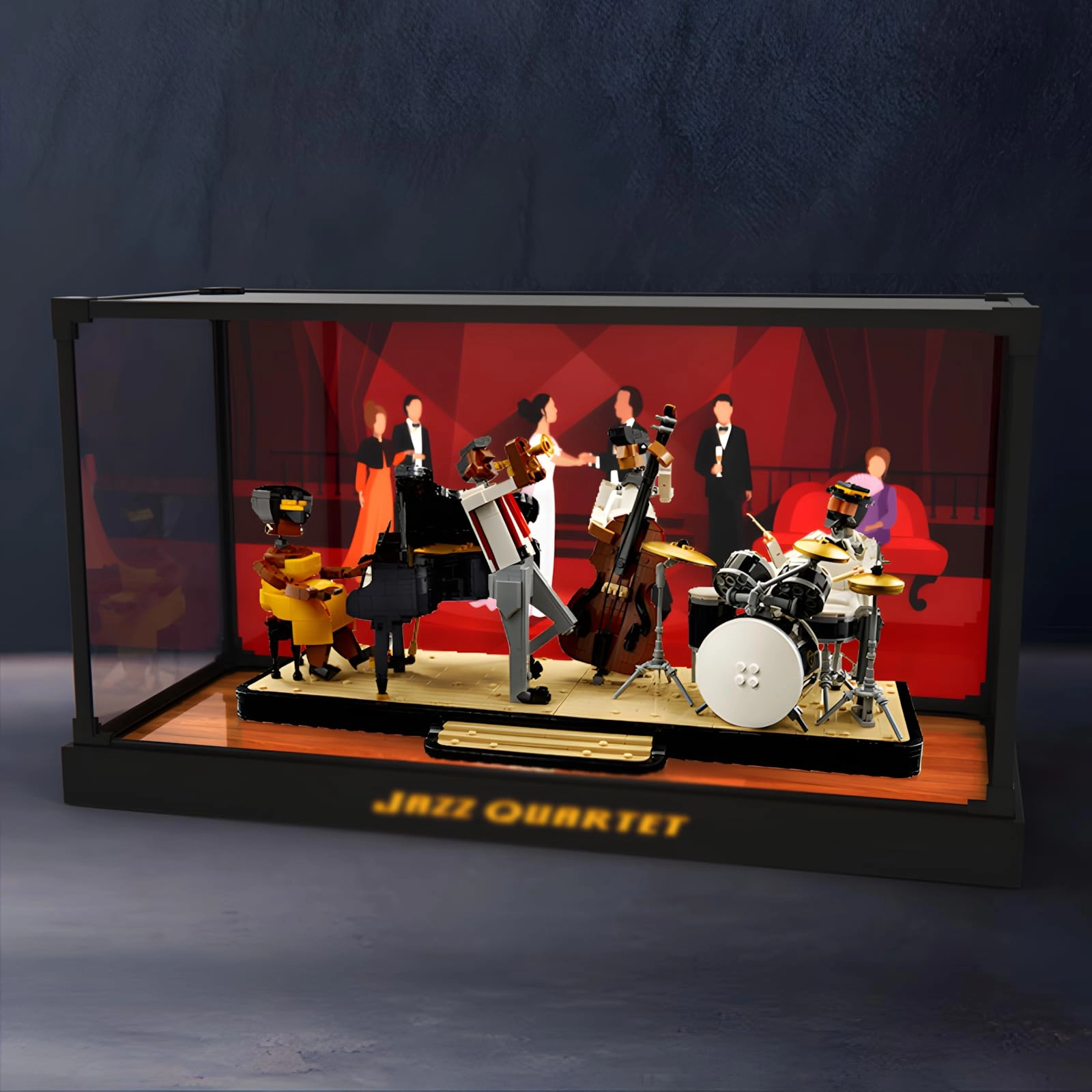 Acrylic Display Case - for Le-go 21334 Transparent