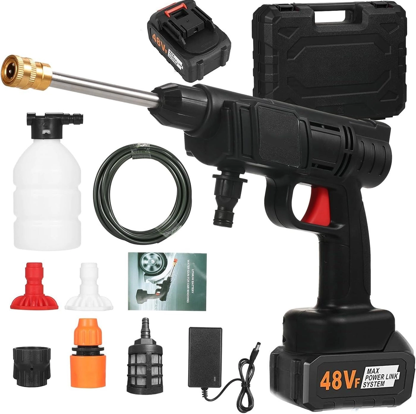 MECRAAF Cordless Pressure Washer - 48Vf 725PSI 5M Hose