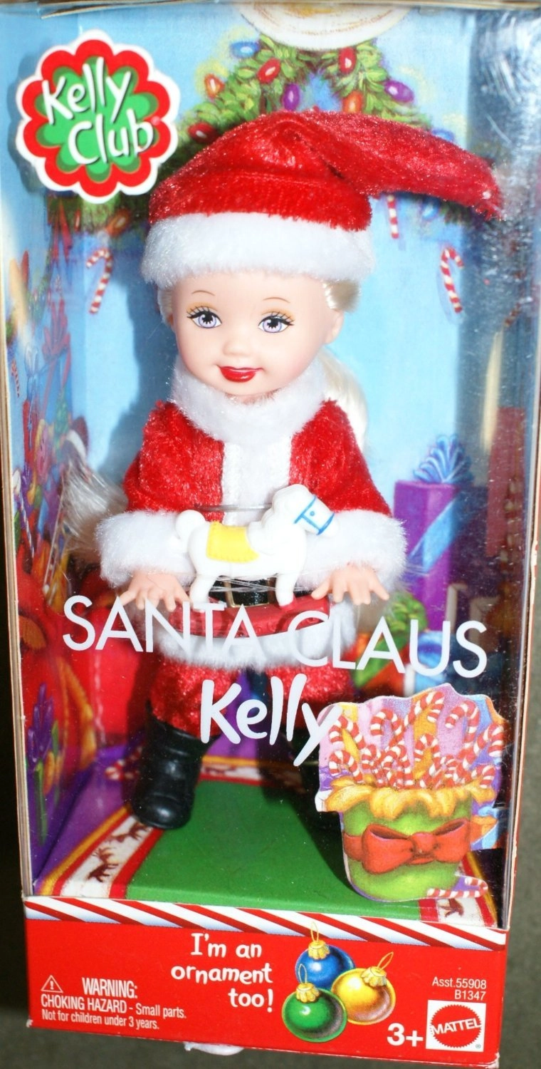 Mattel Kelly Doll Ornament - Santa Claus Christmas