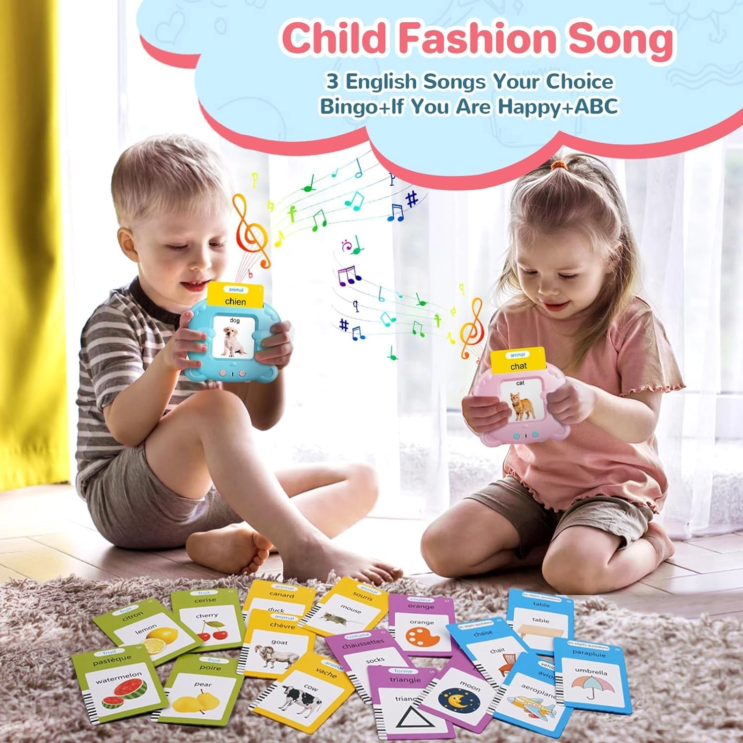 Talking Flash Card - 3+ 1 pieces