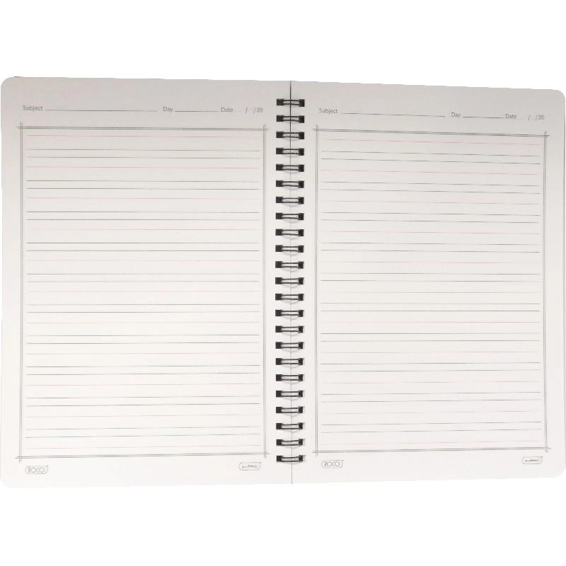 Notebook 19 X 26 cm Spiral - Grid 100 Sheets
