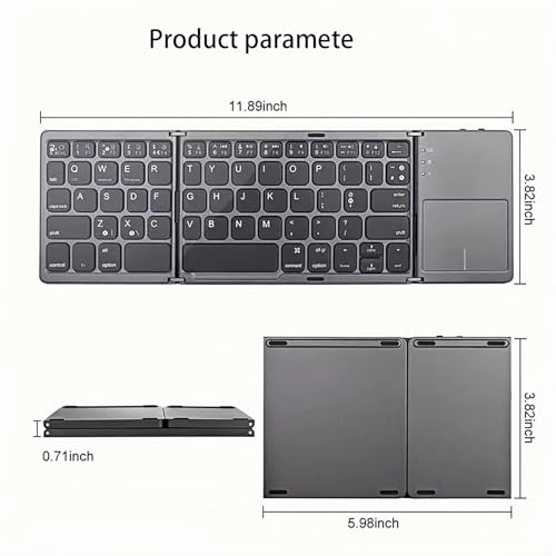 Foldable Bluetooth Keyboard - Wired