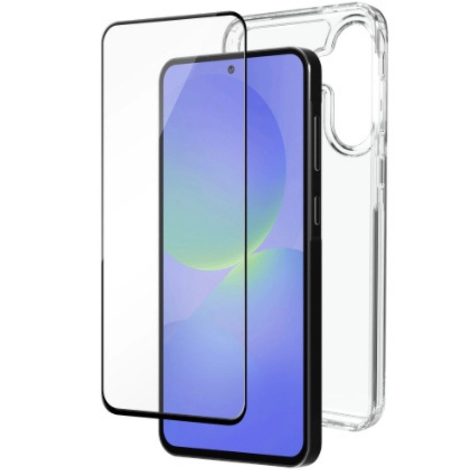 DefenDuo Phone Case - Clear + Screen Protector for Samsung A56