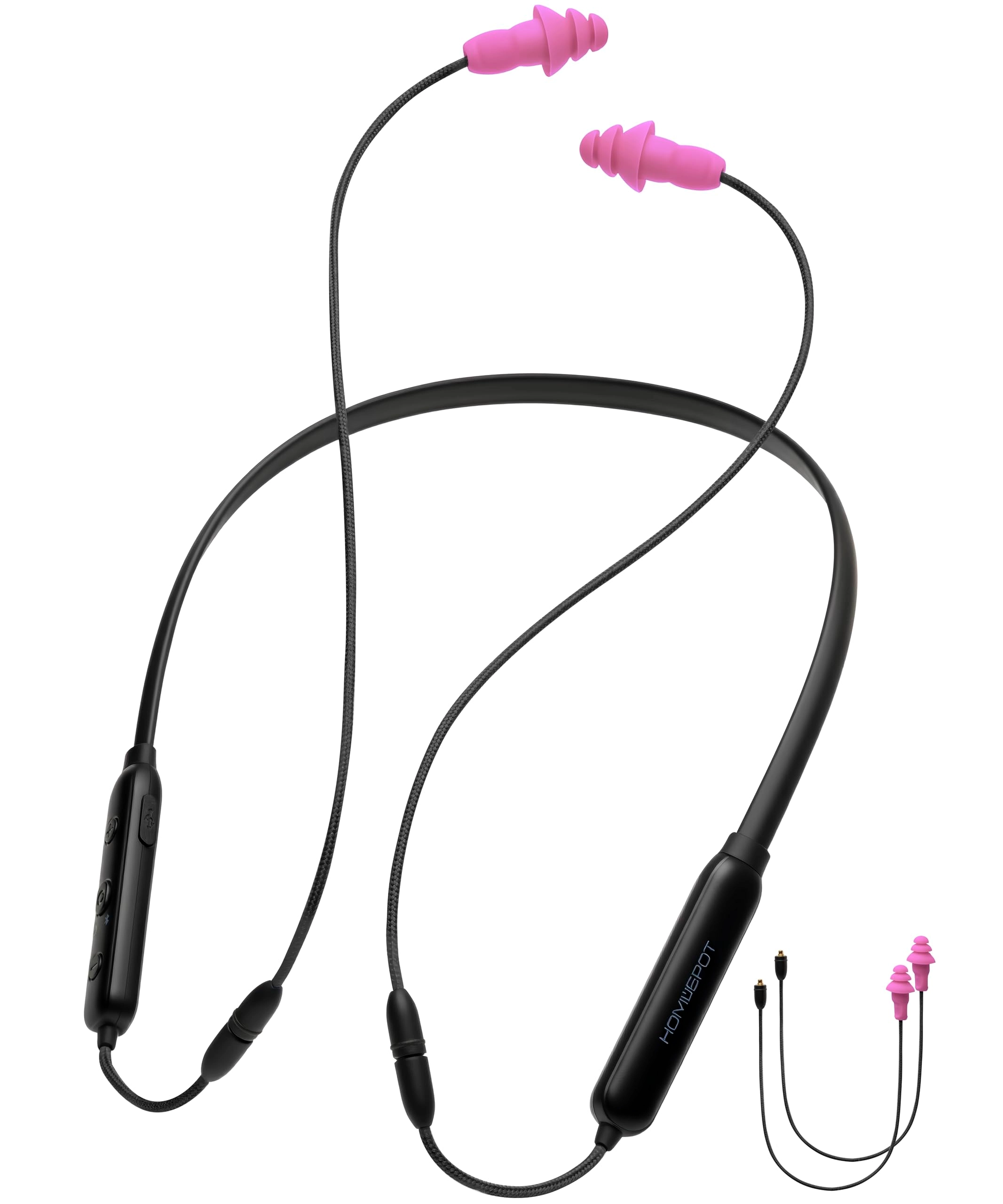 HomeSpot Noise Reduction Wireless Neckband Headphones - Bluetooth 5.3 In Ear