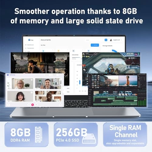 NY-04 - 15.6'' Celeron N 8GB DDR4 256GB SSD