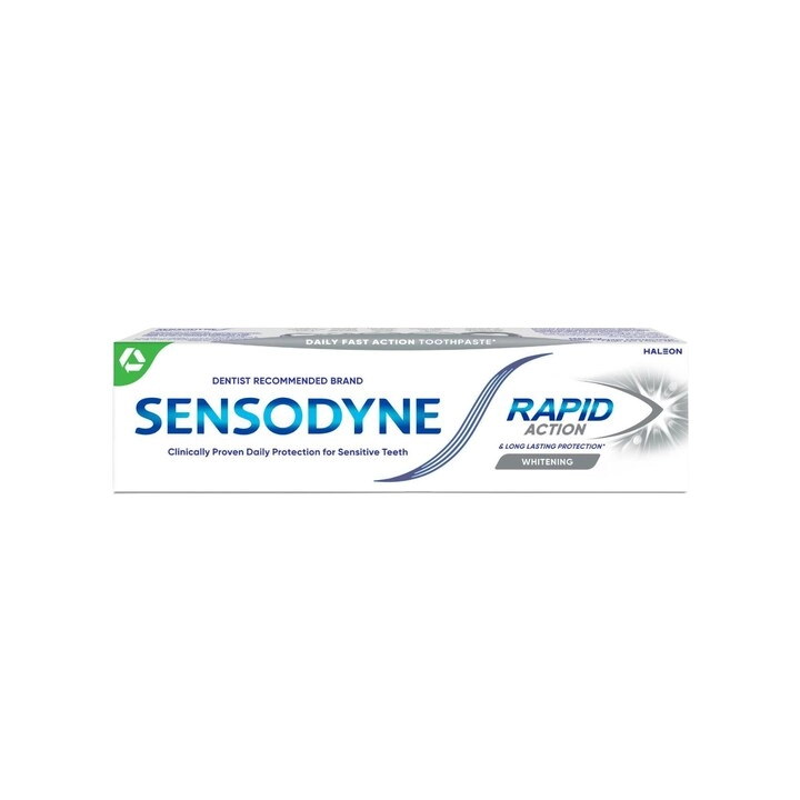 Sensodyne Rapid Action Whitening Toothpaste 75ml