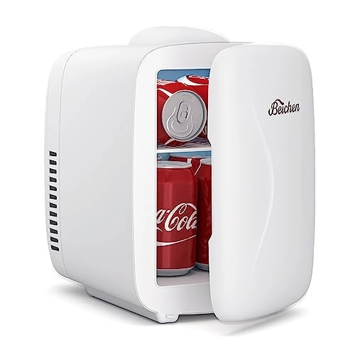 BEICHEN Mini Fridge Thermoelectric Cooler - AC/DC Portable Cooling Warming
