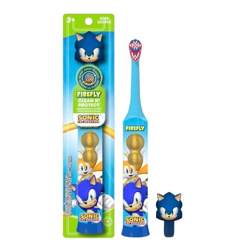 Clean N' Protect - Sonic the Hedgehog Soft Bristles 3D Hygienic Cover 3-Piece Pack