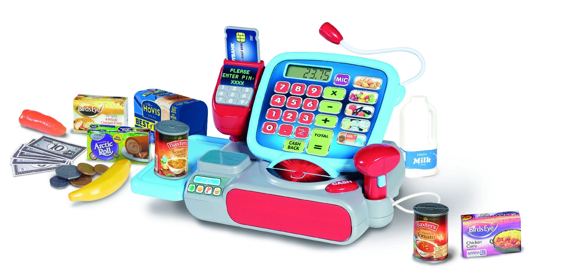 Supermarket Till - touch-sensitive screen working calculator (WB-664)