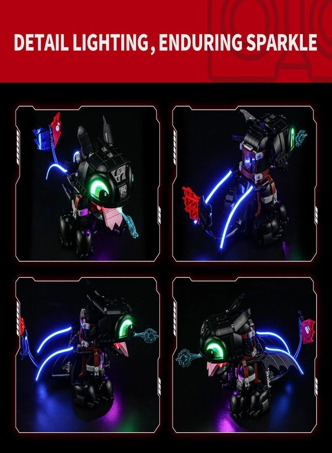 Light Kit for LEGO How to Train Your Dragon: Toothless 10375 - LED Lighting Compatible