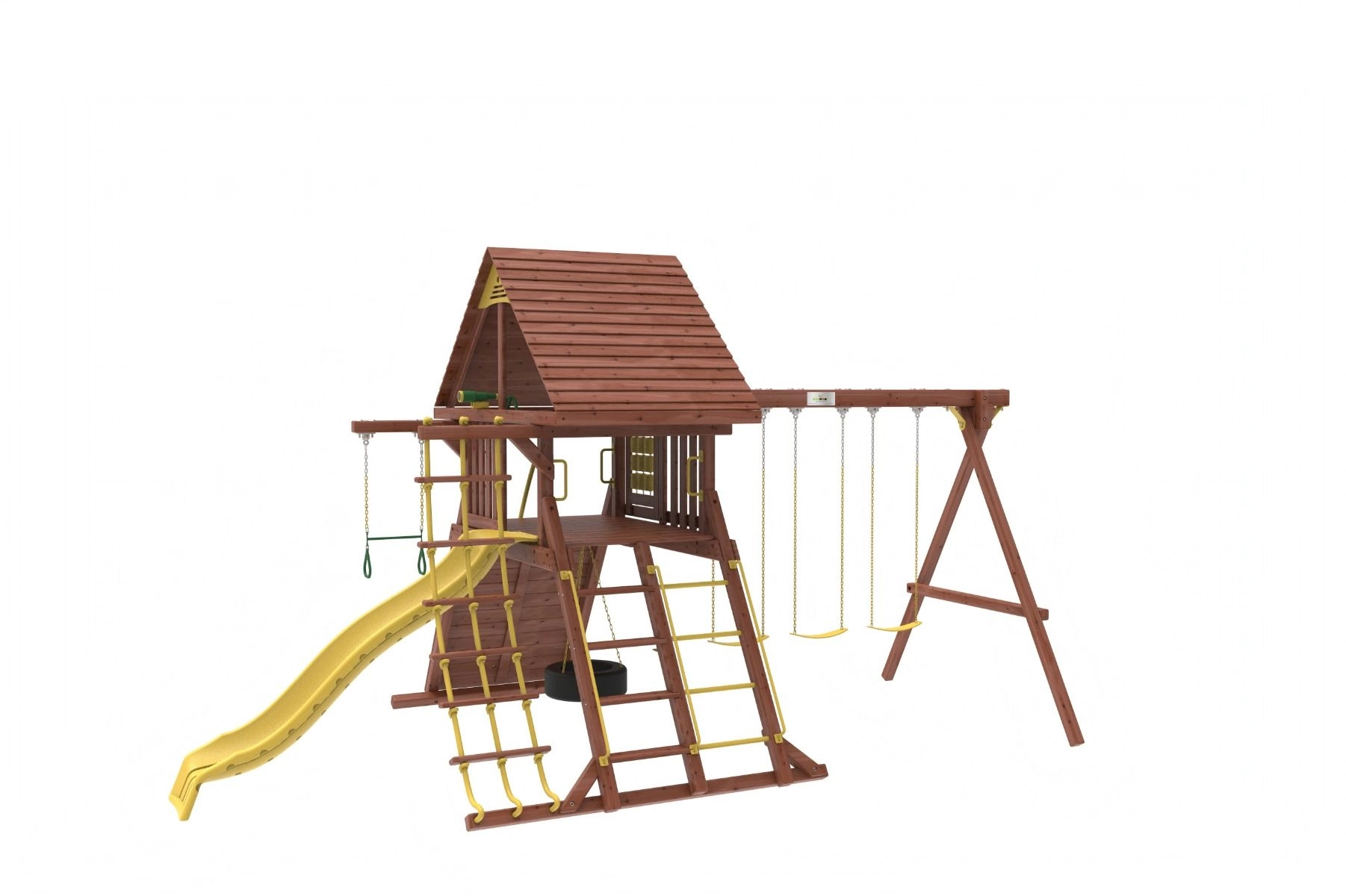 Discovery Den - 3 swings Wave slide