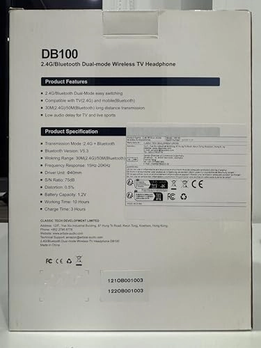 DB100 Wireless Headphone