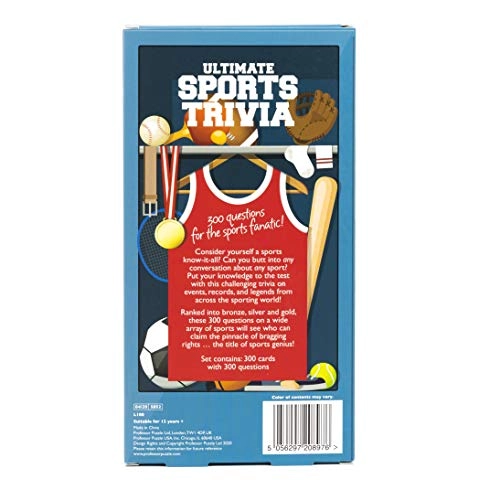 Ultimate Sports Trivia - 300 Quiz Questions English