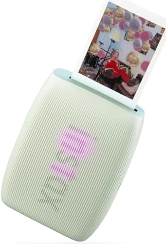 INSTAX MINI LINK 3 + Instax Mini Film - 40 Sheets + Instax Mini LINK 3 Protective Case - Green + Camera and Lens Cleaning Cloth